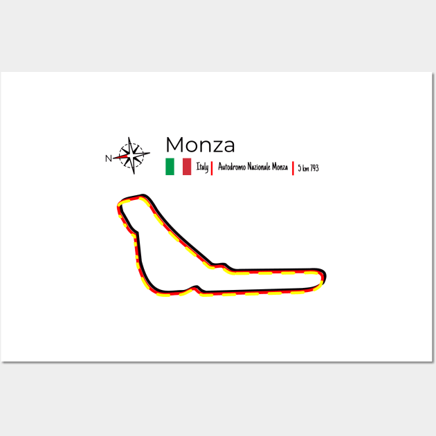 Racing Circuit Monza - Italy Wall Art by Aurealis